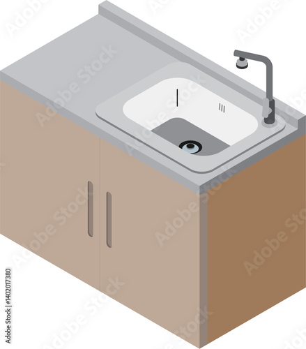 isometric kitchen 