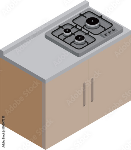 isometric kitchen 