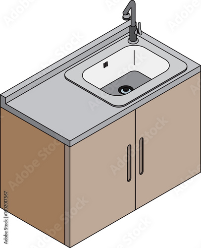 isometric kitchen 