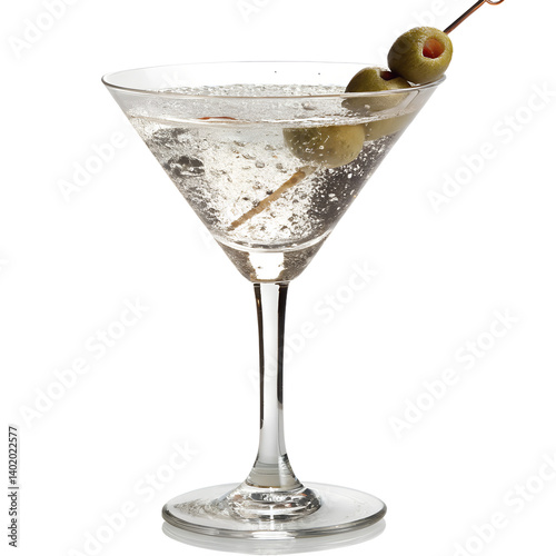 Martini isolated on transparent background