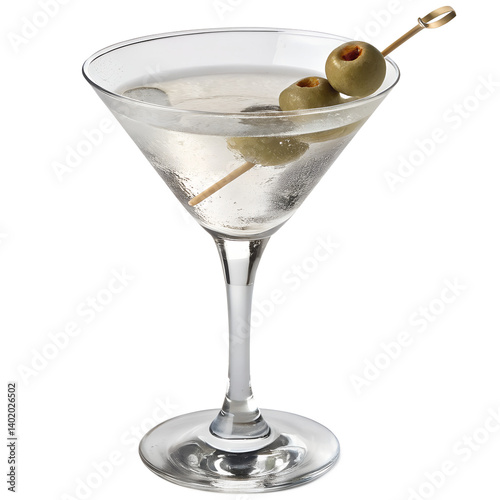 Martini isolated on transparent background
