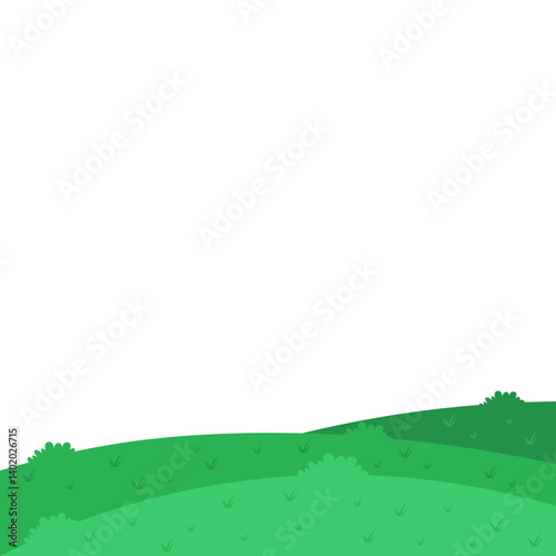 Green Field Illustration