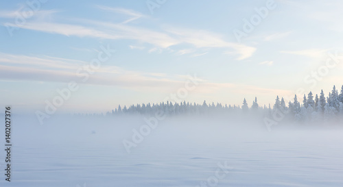 Frozen Whisper of Dawn AI Generated