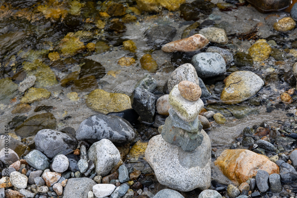 captures the breathtaking beauty of Kamikochi, a mountainous highland valley in the Northern Japan Alps.