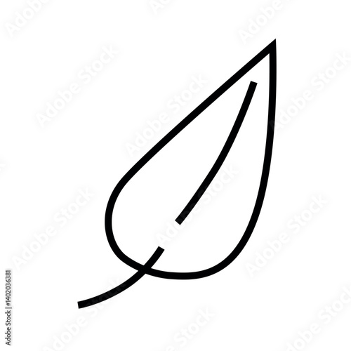 Minimal Leaf Icon