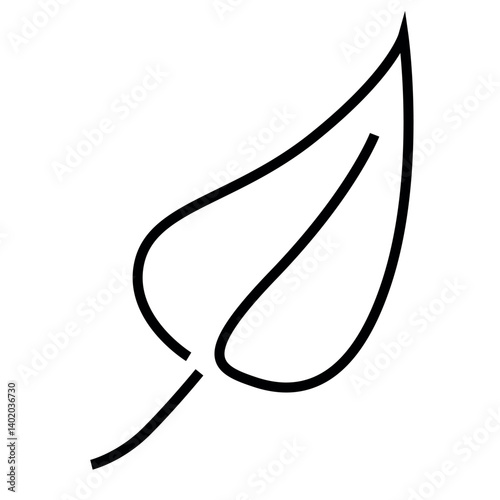 Minimal Leaf Icon