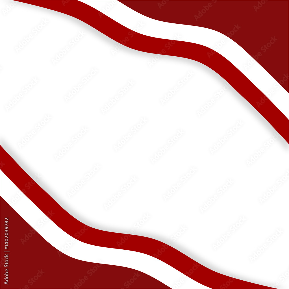Abstract Burgundy and White Wavy Frame Background Abstract Burgundy and White Wavy Frame Background