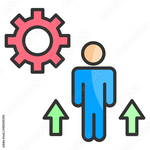 Coaching Icon Element For Design