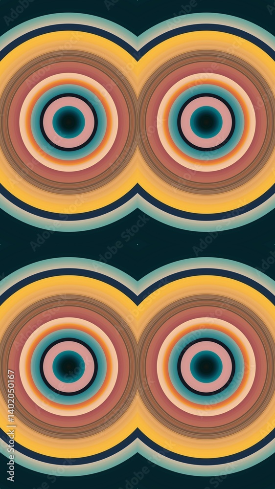 Fototapeta premium circle motif, circle pattern, symmetrical, circle lines, wall wallpaper, HD resolution