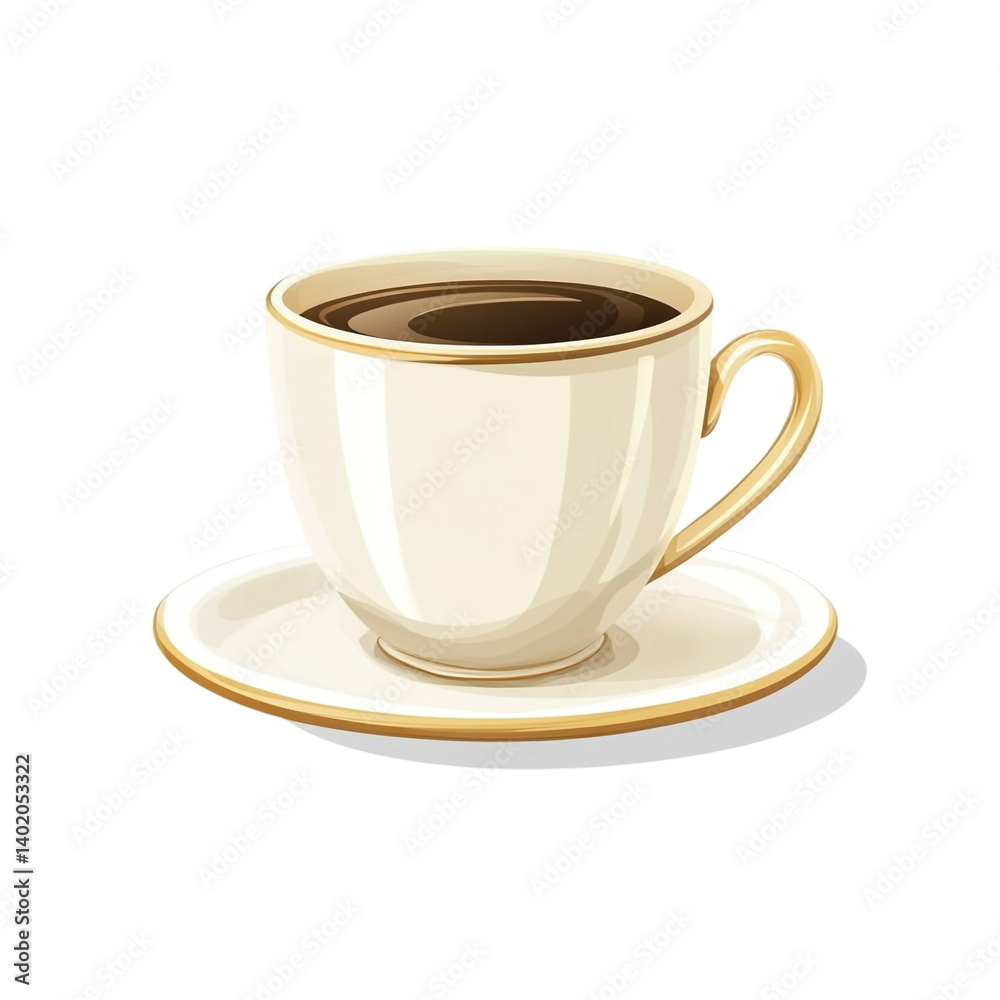 A warm cup of coffee perfect for a cozy morning A warm cup of coffee perfect for a cozy morning
