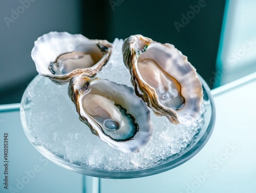 Fresh Oysters on Ice