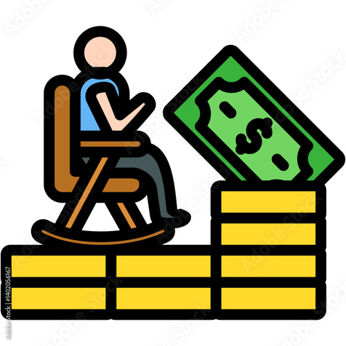 Retirement Income Icon