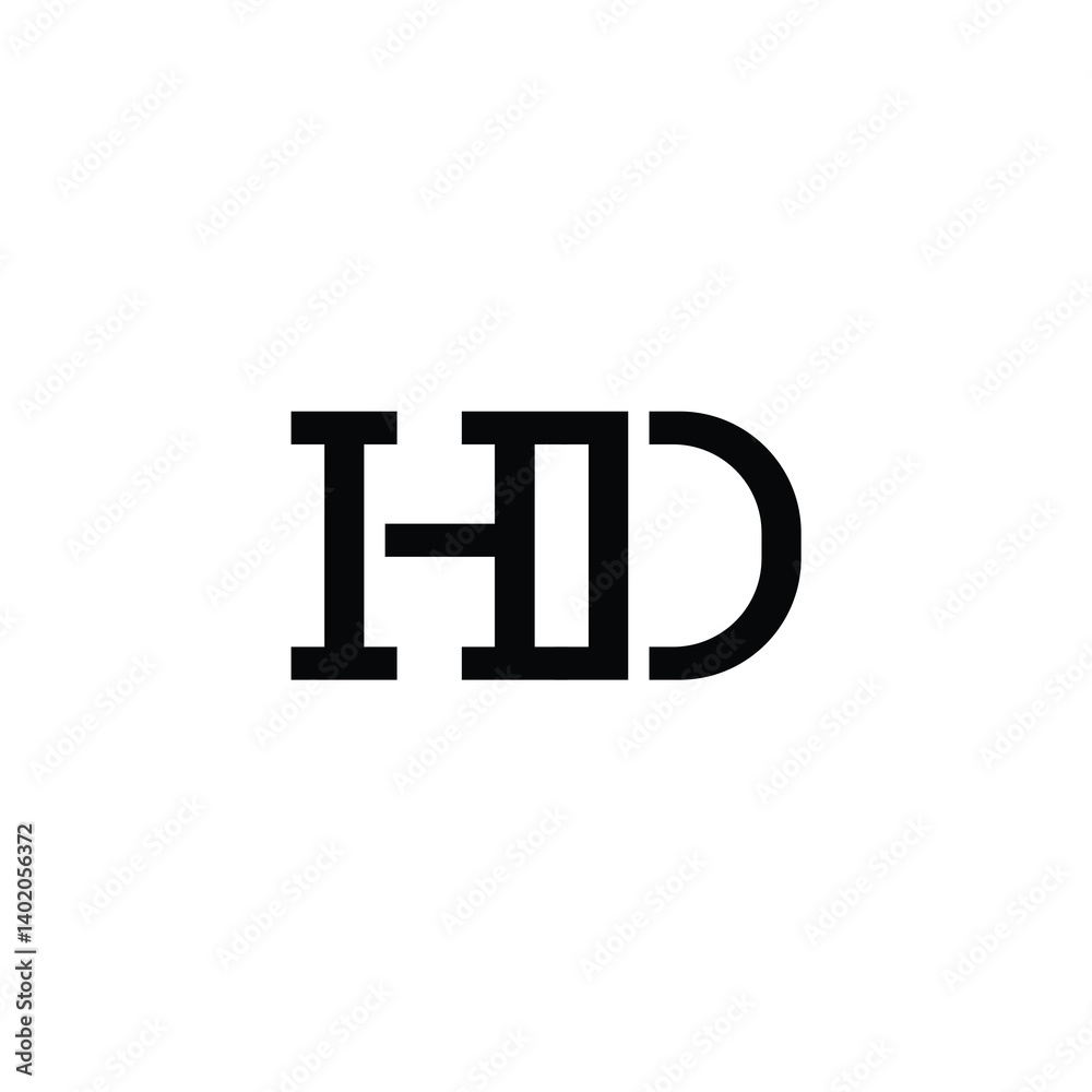 Obraz premium HD monogram logo design letter text name symbol monochrome logotype alphabet character simple logo