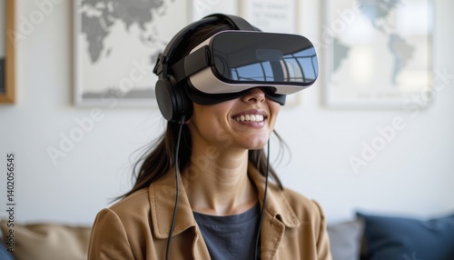 Despite the advantages, she also faces challenges including the high cost of technology adoption, scaling complexities, and potential pushback from users unaccustomed to such immersive technologies