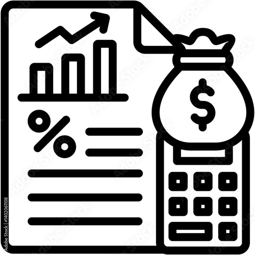 Taxable Income Icon