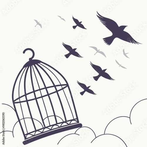 bird in cage