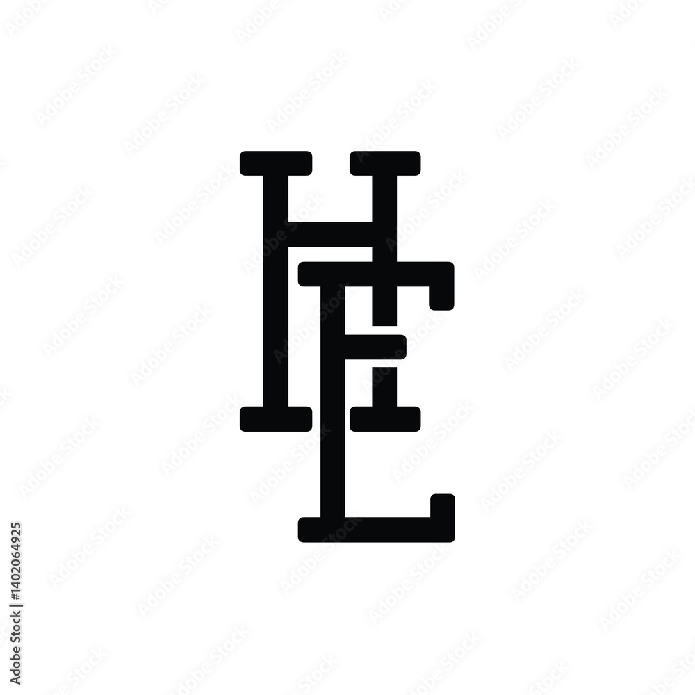 HE monogram logo design letter text name symbol monochrome logotype alphabet character simple logo HE monogram logo design letter text name symbol monochrome logotype alphabet character simple logo