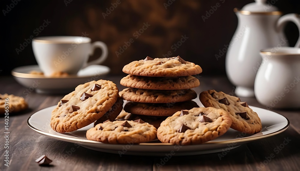 High-Resolution Cookie Photography in a Beautiful Interior Setting High-Resolution Cookie Photography in a Beautiful Interior Setting