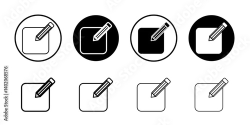 Edit Image Icon Flat illustration sign