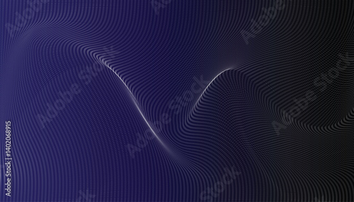 abstract blue line wave background 