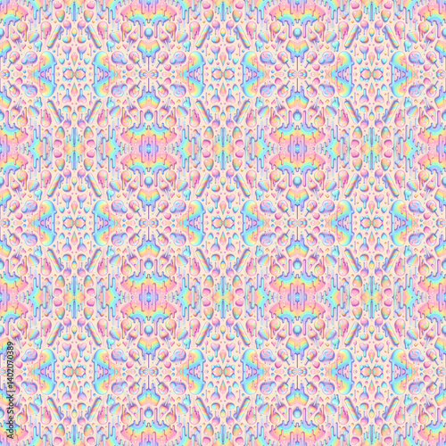 Seamless Rainbow Days Pattern – Colorful Textile Design for Fashion and Fabric Prints