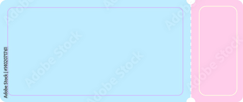 Ticket Coupon Sale Voucher Coupon. Discount Coupons Tickets Card. Tag label, sale banner with discount coupon. Vector gift voucher vector illustration. Cinema, theater, concert