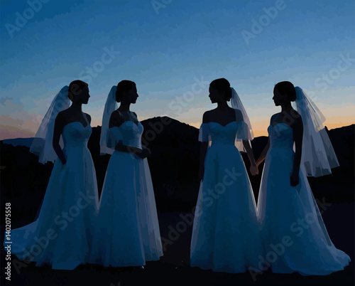 bride style illustration