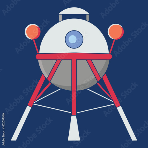 Moon-lander-illustration-whit-solid-colour-outline. 