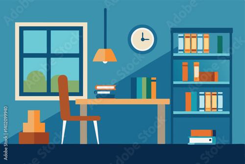vector illustration of living room