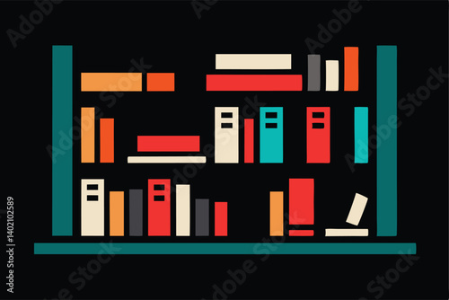 bookshelf with books