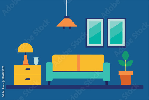 modern living room interior