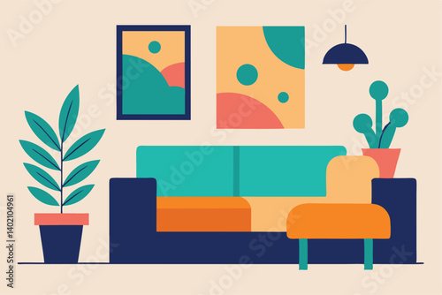 modern living room interior