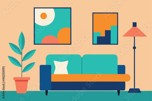 modern living room interior