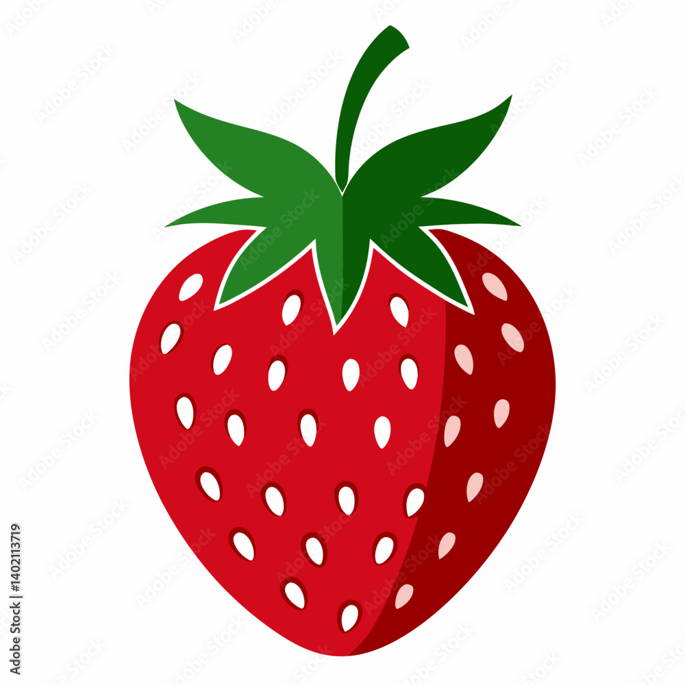 Obraz premium strawberry isolated on white background