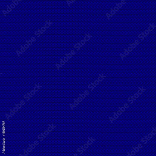 New texture pattern design on fabric cloth material. Beautiful blue background with star and polygon grid design with blue light and dark color.