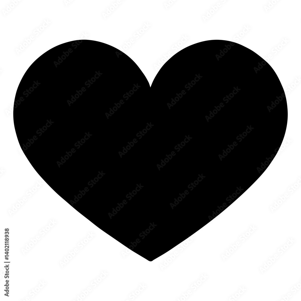 Minimal Black Heart Shape. Heart icons. Love symbol on White Background
Minimal Black Heart Shape. Heart icons. Love symbol on White Background