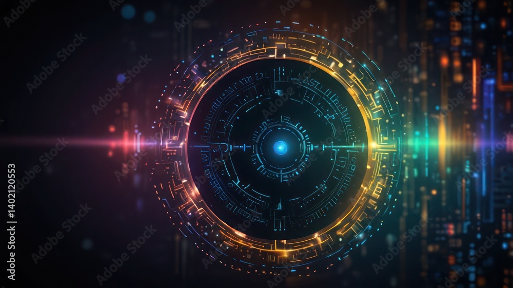 Obraz premium abstract technology background
