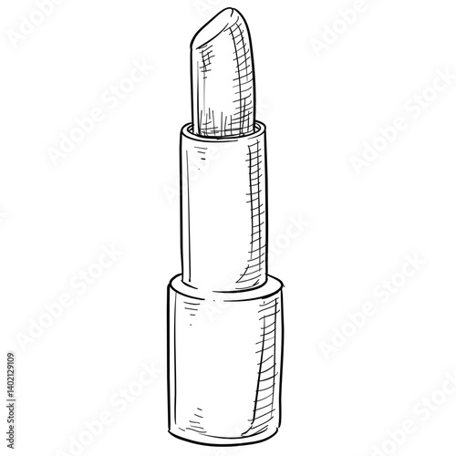 lipstick handdrawn illustration