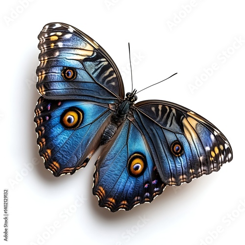 Blue Butterfly Close-up photo