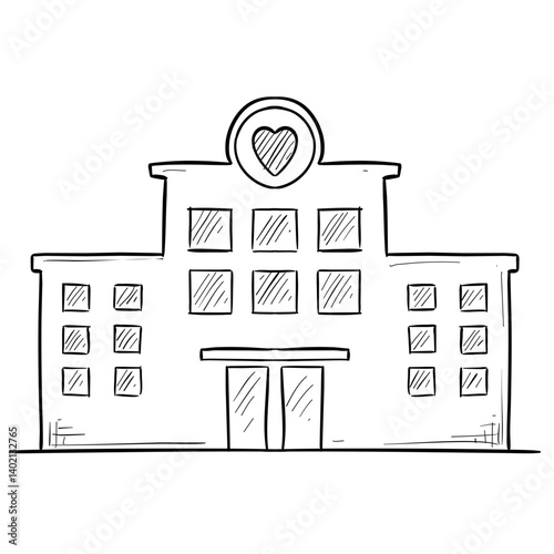 shelter handdrawn illustration