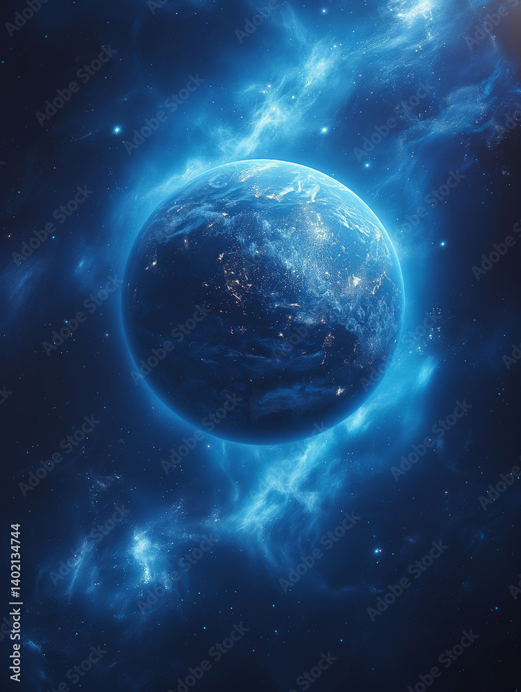 Fototapeta premium planet in space