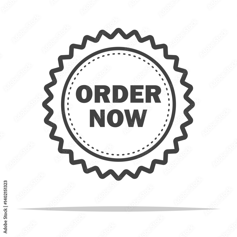 Order now label outline icon transparent vector isolated Order now label outline icon transparent vector isolated