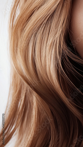 healthy brown hair