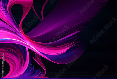 purple stripes  Purple Gradient Ombre Blend with Bright Light and Glitter Effects Light trail wave,fire path trace line,car lights optic fiber and incandescence curve twirl. Abstract in neon 