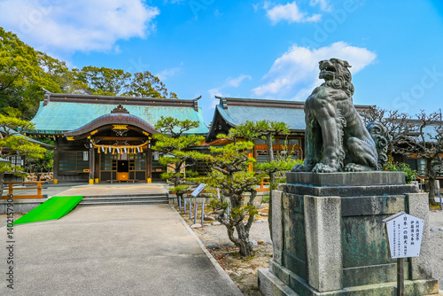 結城神社の風景 三重県津市 日本