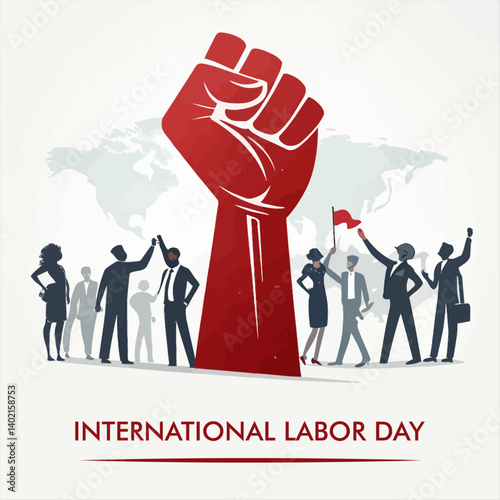 Internation Labor Day Social Media Post Design