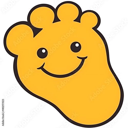 Happy Foot Illustration