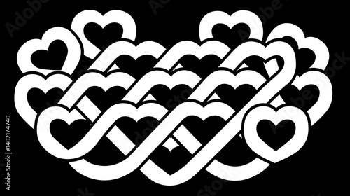 Hearts Intertwined Design