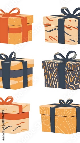 Gift Boxes Illustration