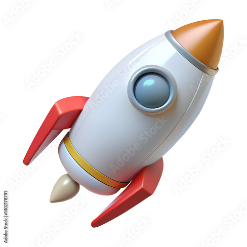 space rocket vector illustration